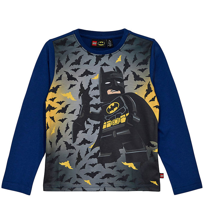 LEGO Batman Bluse – LWTano 601 – Dark Blue m. Print