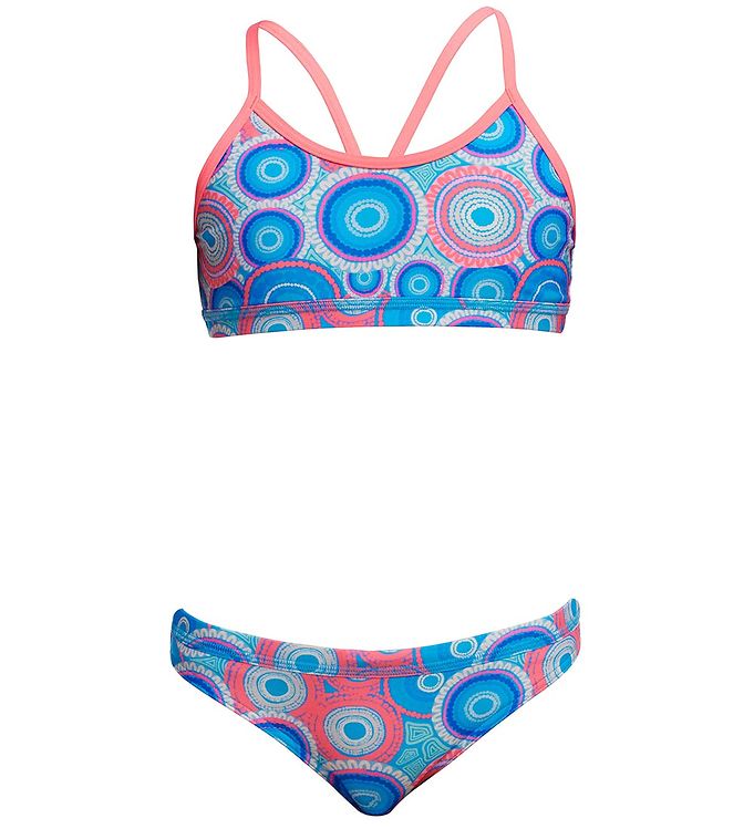 Funkita Bikini Racerback Uv50+ Bundjalung Blue