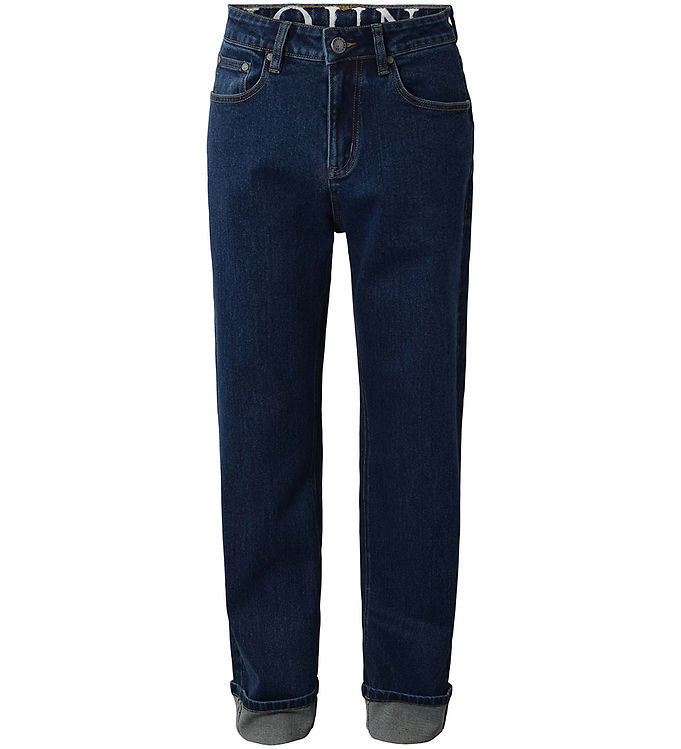 Hound Jeans Loose Turn Up Dark Blue Used