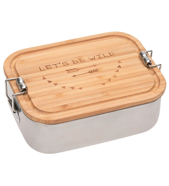 Lassig Madkasse Stainless Steel/bamboo Adventure