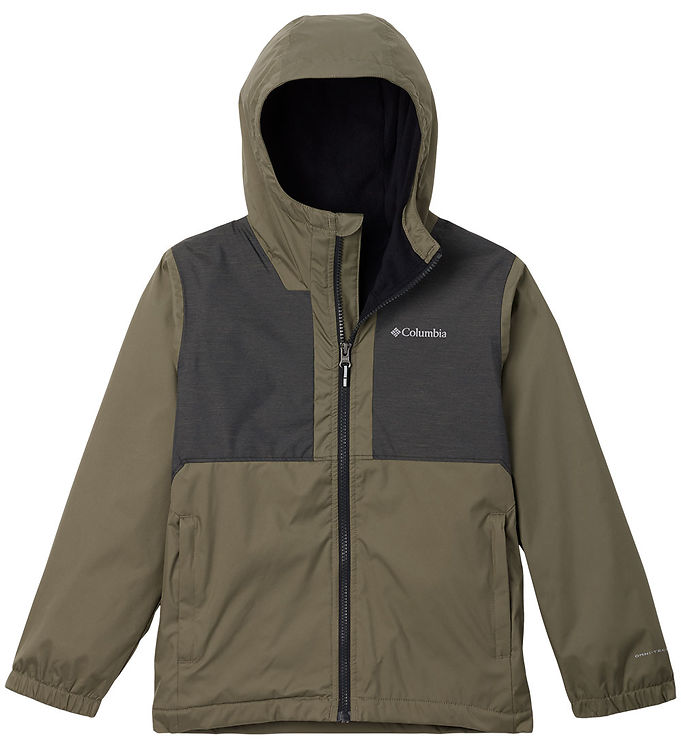 Columbia Regnjakke Fleece Rainy Trails Stone Green
