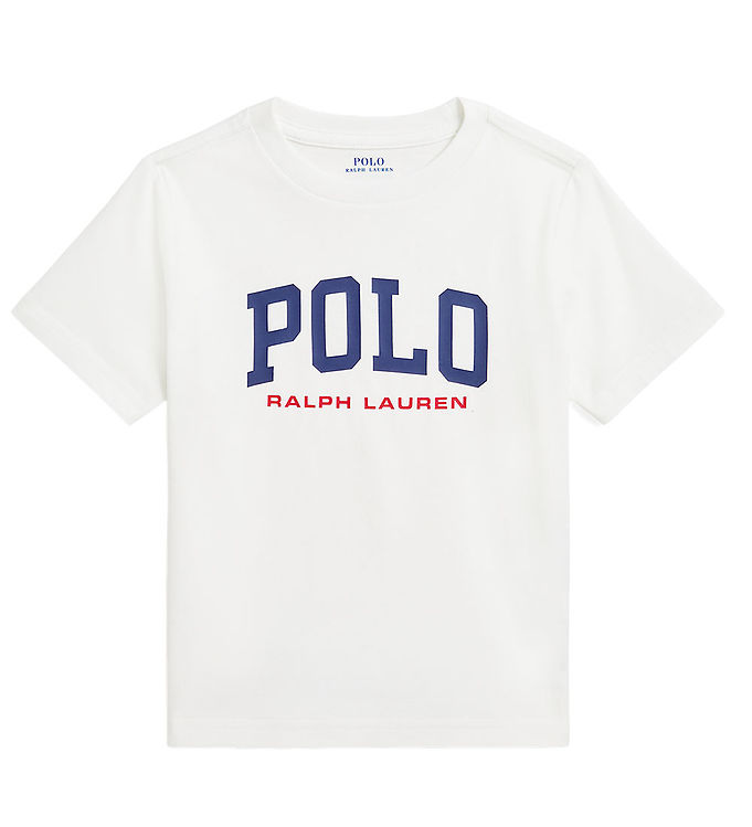 Polo Ralph Lauren T-shirt Hvid M Navy