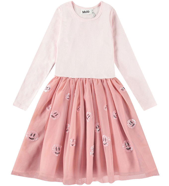 Molo Kjole m. Tyl/Palietter - Cyrus - Charlotte Pink