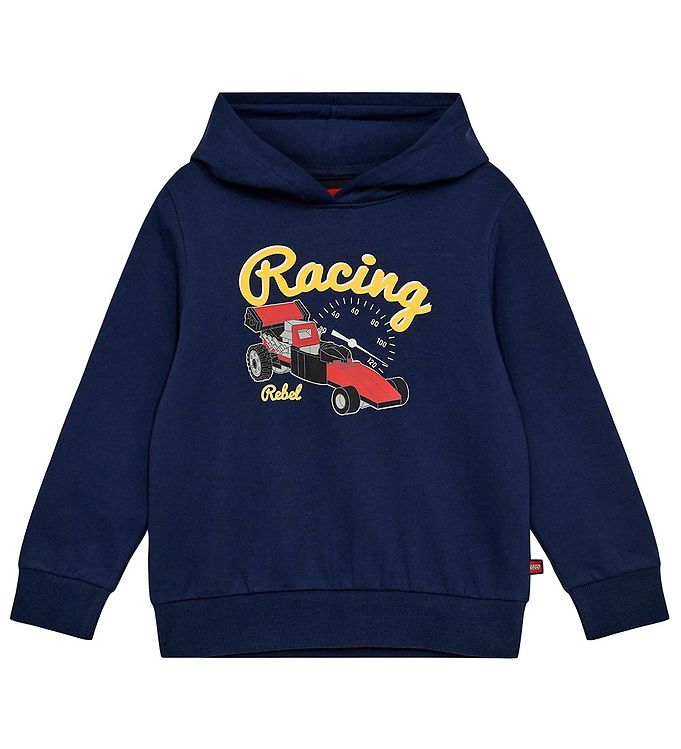 LEGO Wear Hættetrøje – LWScout 708 – Dark Navy m. Print