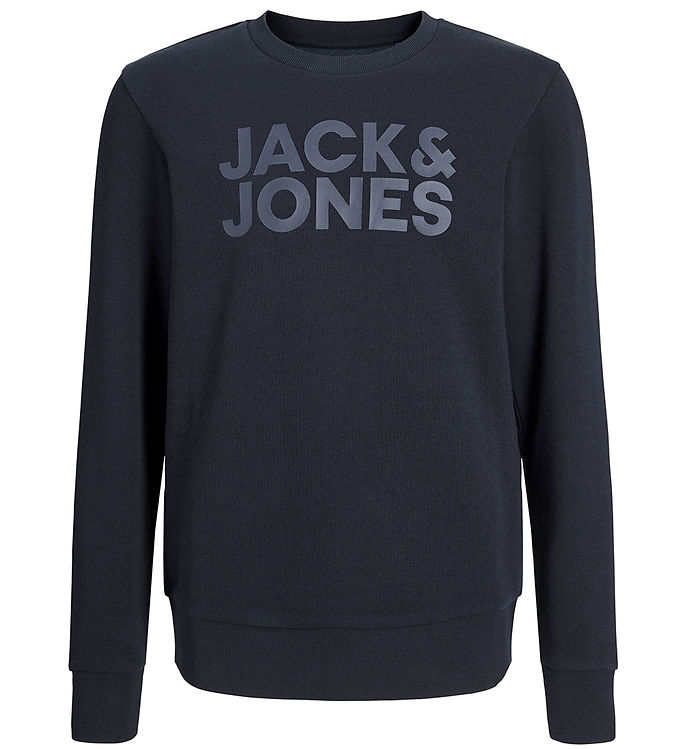 Jack & Jones Sweatee Shirt Jjecorp Logo Navy Blazer Big Tonal