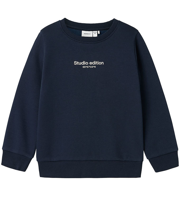 Name It Sweatshirt Nmmbrody Navy Blazer M Hvid