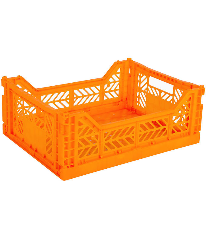 Aykasa Foldekasse – 40x30x15 cm – Midi – Neon Orange