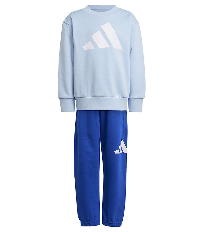 adidas Performance Sweatsæt - LK BK FL Jog - Globlue/White