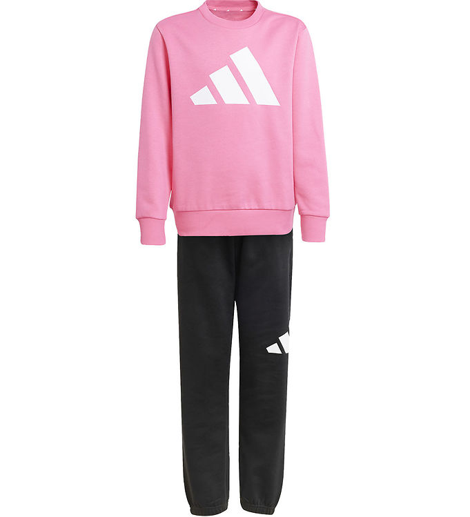 adidas Performance Sweatsæt - J BL FL Jog - Pnkfus/White