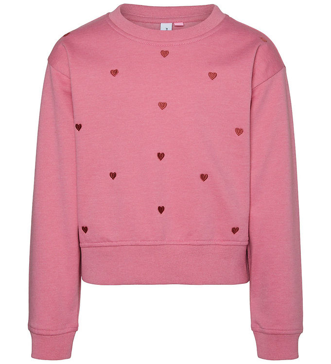 Vero Moda Girl Sweatee Shirt Vmoctavia Wild Rose/hearts