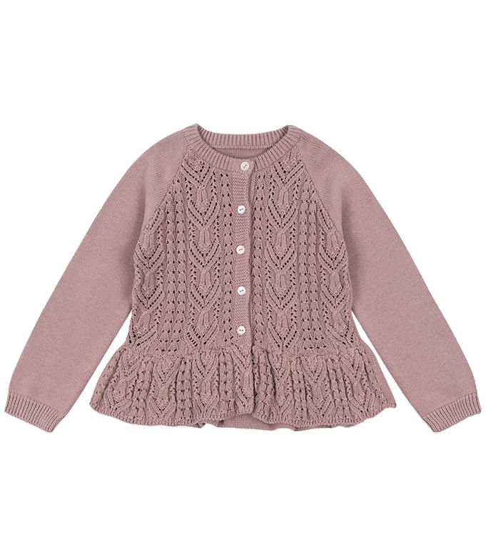 Konges Sløjd Cardigan - Strik - Cabby Frill - Deauville Mauve