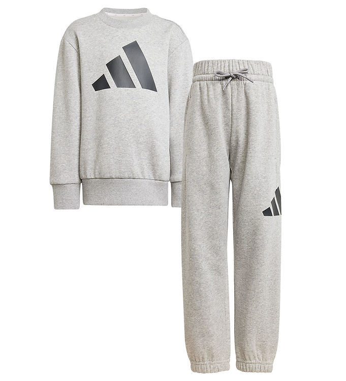 adidas Performance Sweatsæt - LK BL FL Jog - Mgreyh/Black
