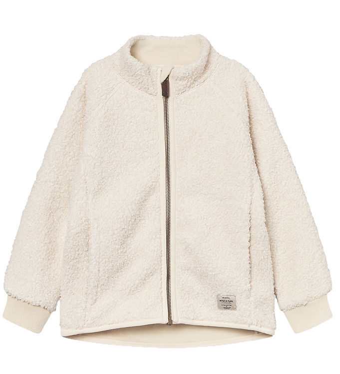 Mini A Ture Fleecejakke Teddy Matcedric Angora Cream