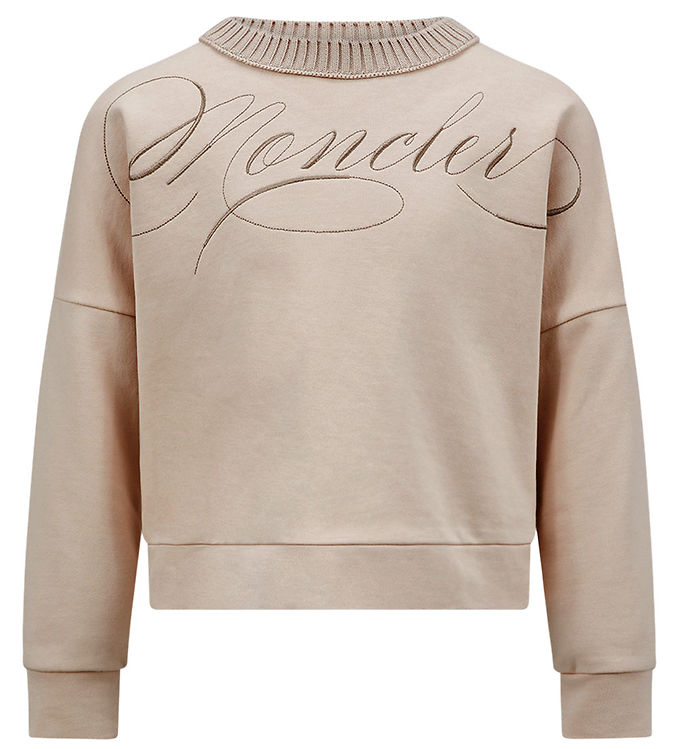 Moncler Sweatee Shirt Rosa M. Broderi