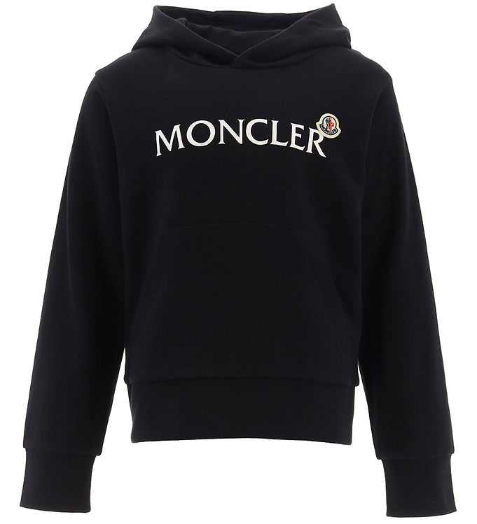 Moncler Hættetrøje Sort M. Print