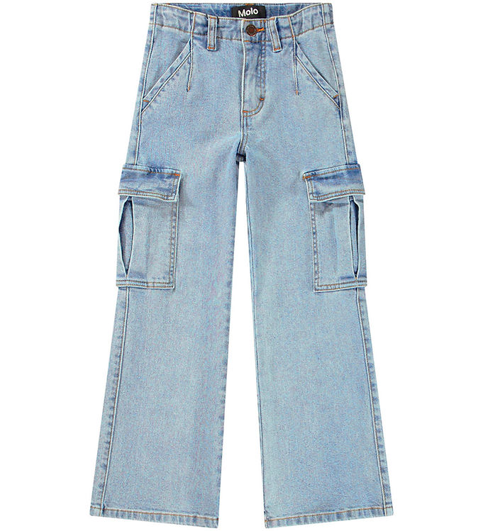 Molo Jeans Denim Addy Distressed Washed