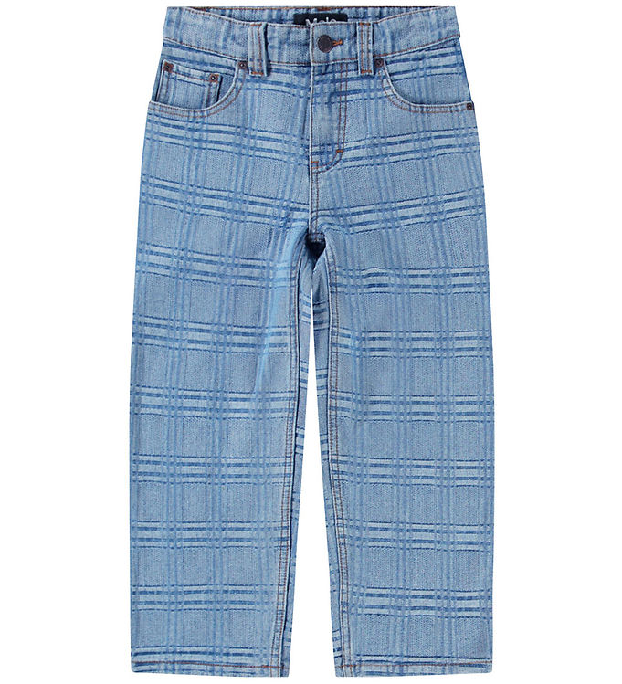 Molo Jeans Denim Aiden Washed Check