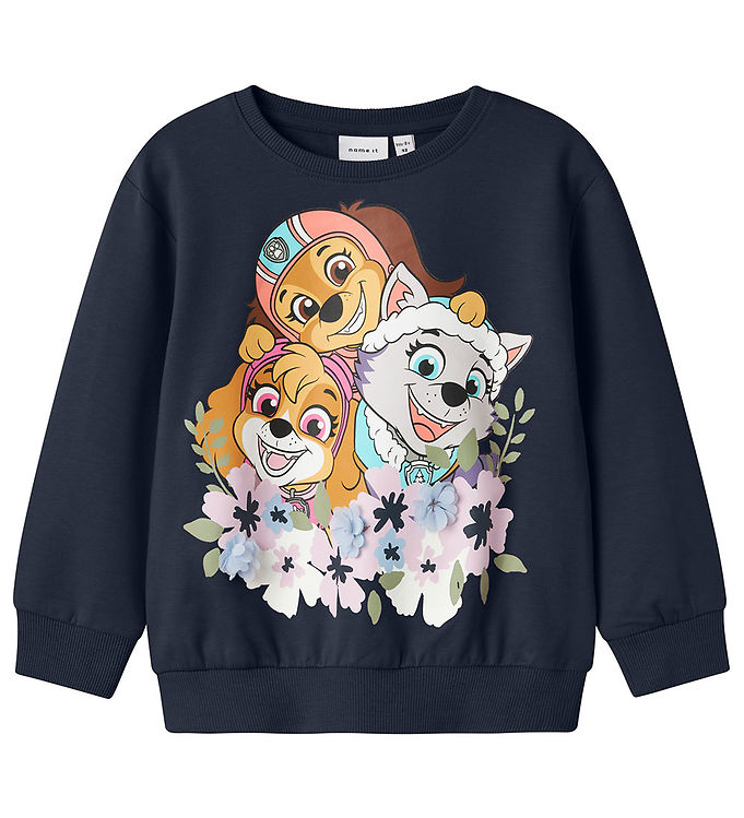 Name It Sweatee Shirt Nmfjura Pawpatrol Navy Blazer M. Print