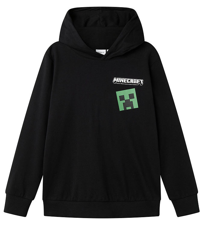 Name It Hættetrøje Nkmjacot Minecraft Sort M Print