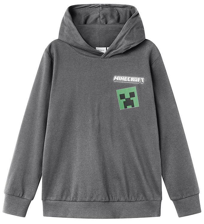 Name It Hættetrøje Nkmjacot Minecraft Lava Smoke M Print