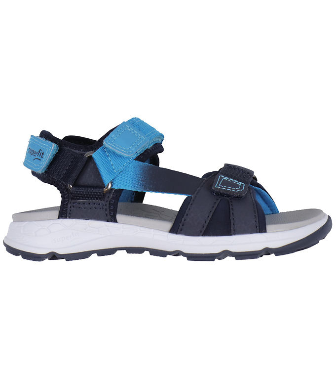 Superfit Sandaler - Criss Cross - Blå/Tyrkis Grøn