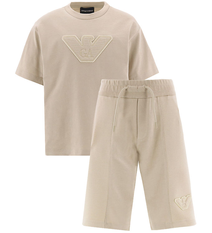Emporio Armani Shorts/t Shirt Silver Linning