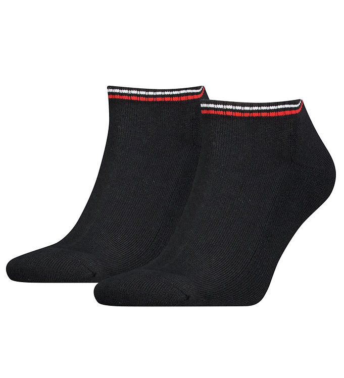 Tommy Hilfiger Strømper 2 Pak Sneaker Black