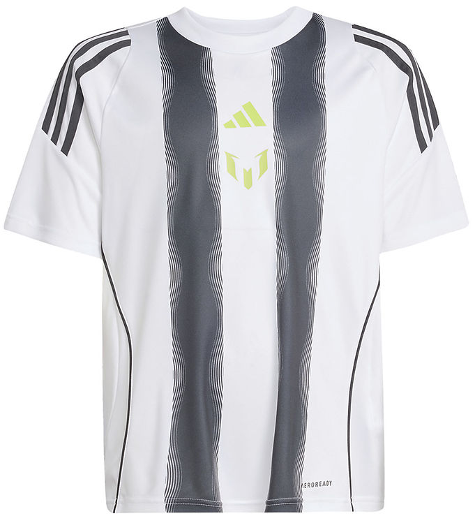 Adidas Performance T-shirt Messi Tr Jsy Y White/carbon