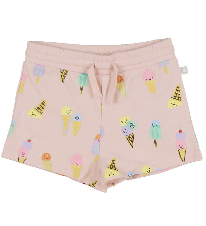 Stella Mccartney Kids Sweatshorts Glicine/ice Creme