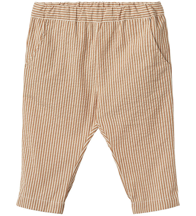 Wheat Bukser Andy Caramel Stripe