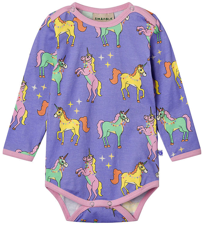 Småfolk Body L/æ Purple Delight M Enhjørninger