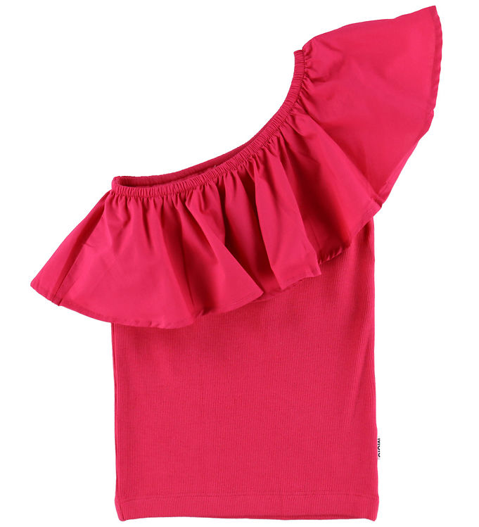 Molo Top – Rib – Rebecca – Bright Rose