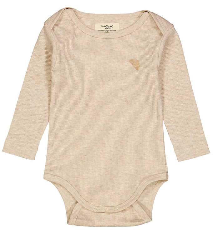 VACVAC Body l/æ – Rib – Carlet – Light latte melange