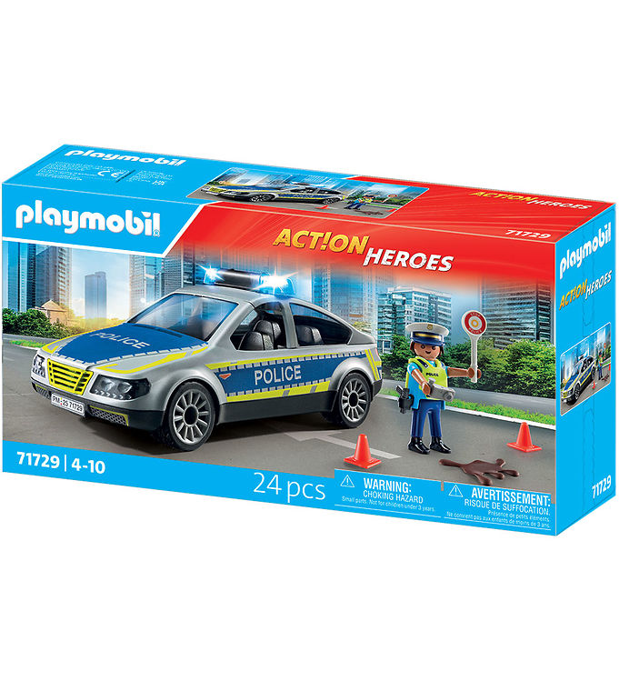 Playmobil Action Heroes Politi M Lys/lyd 71729 24 Dele