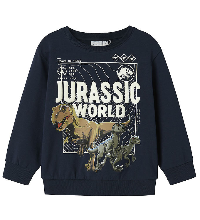 Name It Sweatshirt Nmmfor Jurassic Navy Blazer