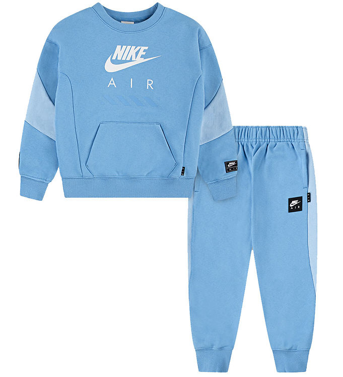 Nike Sweatsæt - Sweatshirt/Sweatpants - University Blue