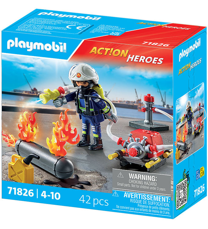 Playmobil Action Heroes Brandbekæmper Vandpumpe 71826