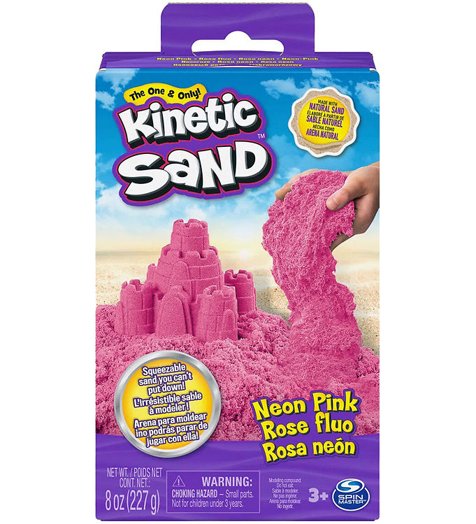 Kinetic Sand Strandsand – 227 gram – Neon Pink