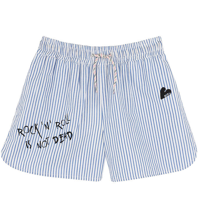 Zadig & Voltaire Shorts Nicky Electric Blue/hvidstriber