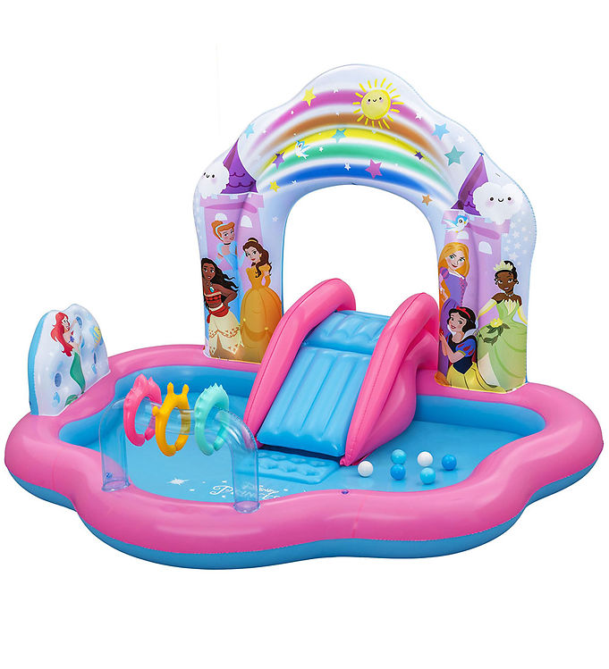 Bestway Legebassin m. Tilbehør – 221 x 193 cm – Disney Princess