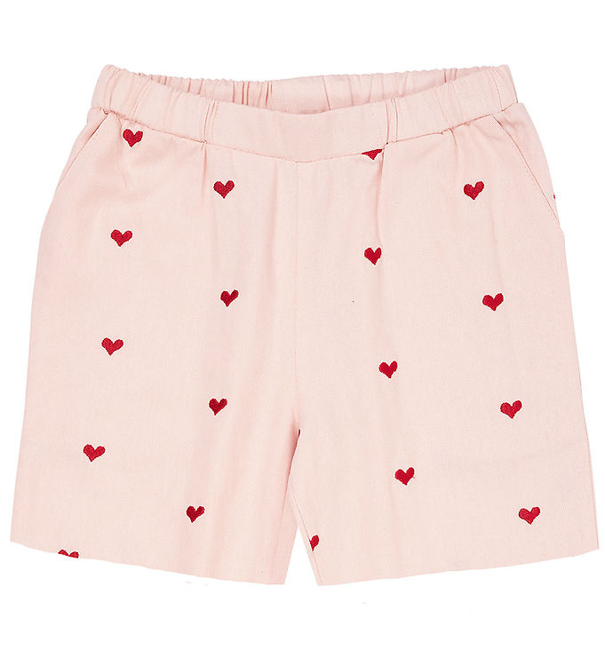 Copenhagen Colors Shorts Twill Heart Dusty Rose M. Berry Hea