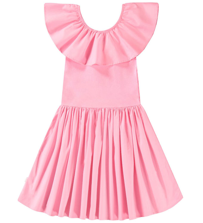 Molo Kjole - Rib - Christal - Pink Limonade