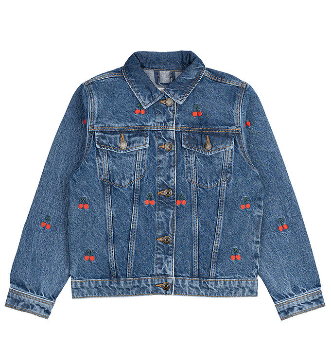 The New Denim Jakke – TnNatalia – Medium Blue Denim EMB