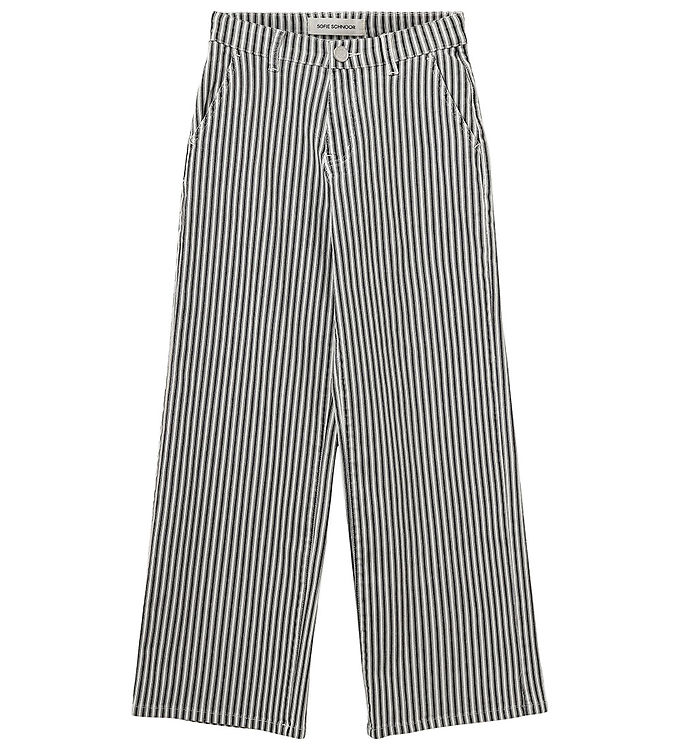 Sofie Schnoor Jeans Denim Black Striped