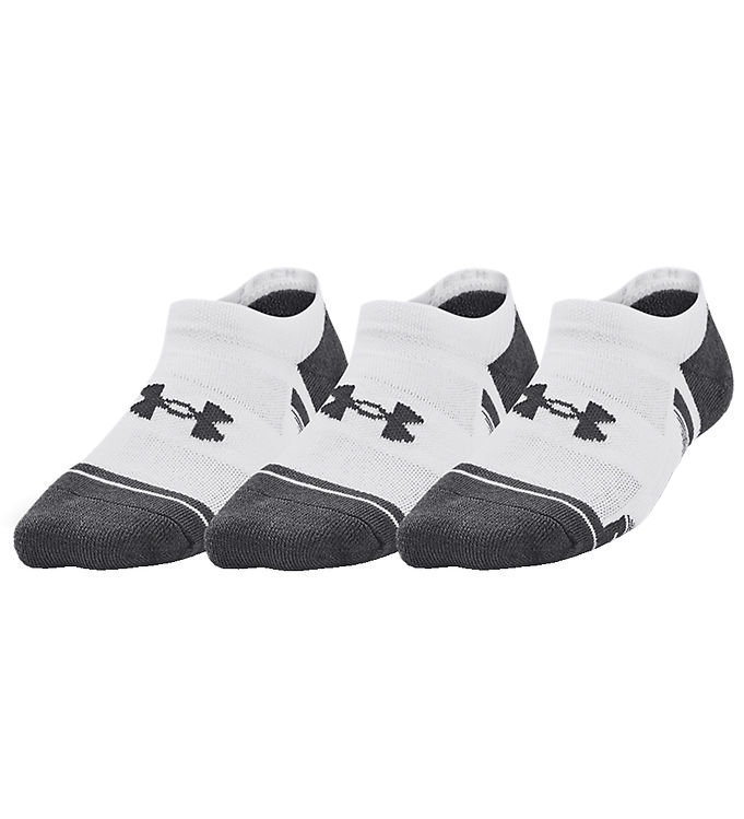Under Armour Ankelstrømper 3 Pak Hvid M. Grå