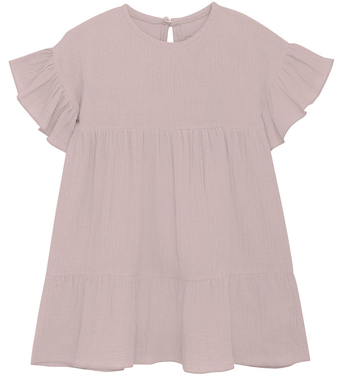 Huttelihut Kjole Musselin Cloud Gray