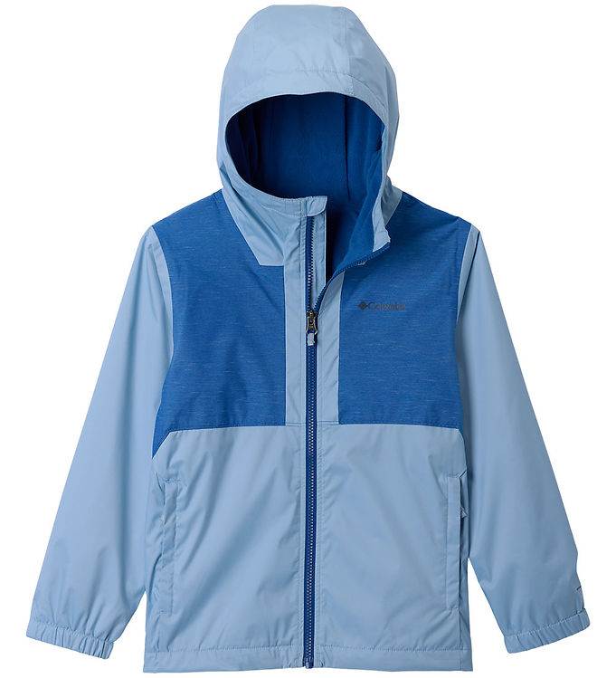 Columbia Regnjakke M Fleece Rainy Trails Ii Ripple Blue