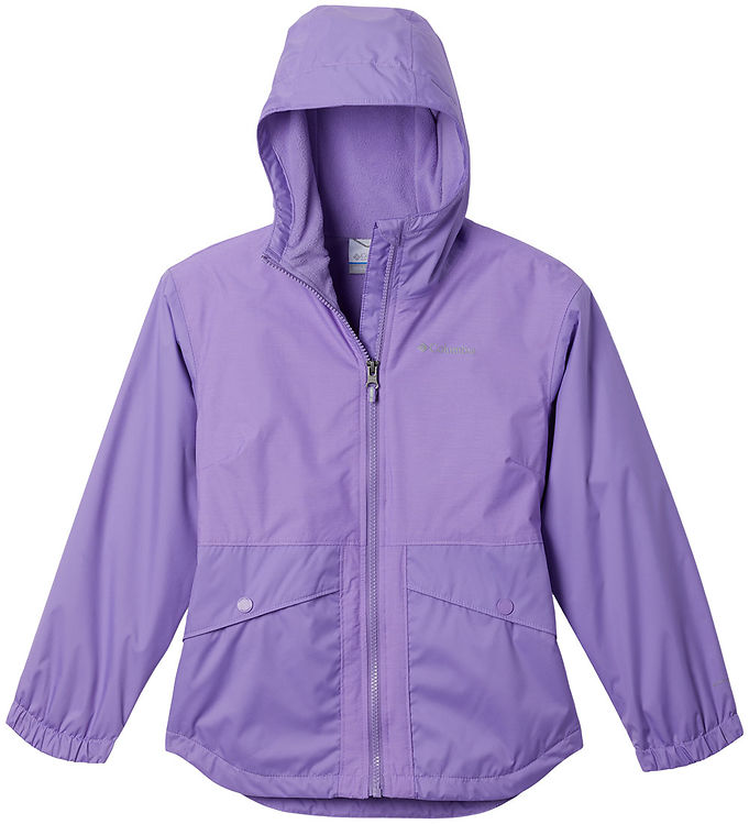 Columbia Regnjakke M Fleece Rainy Trails Ii Paisley Purple