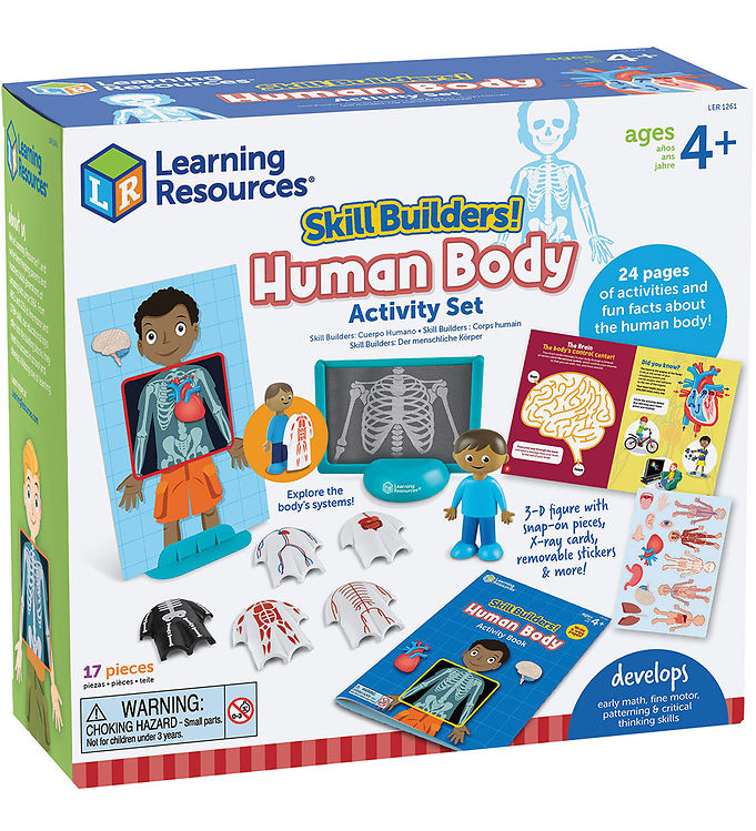 Learning Resources Aktivitetslegetøj Lær Om Kroppen 17 Dele