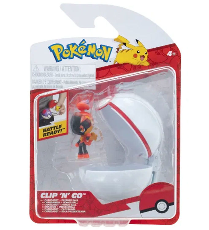 Pokémon Figur – Clip ‘N’ Go – Charcadet m. Premier Ball
